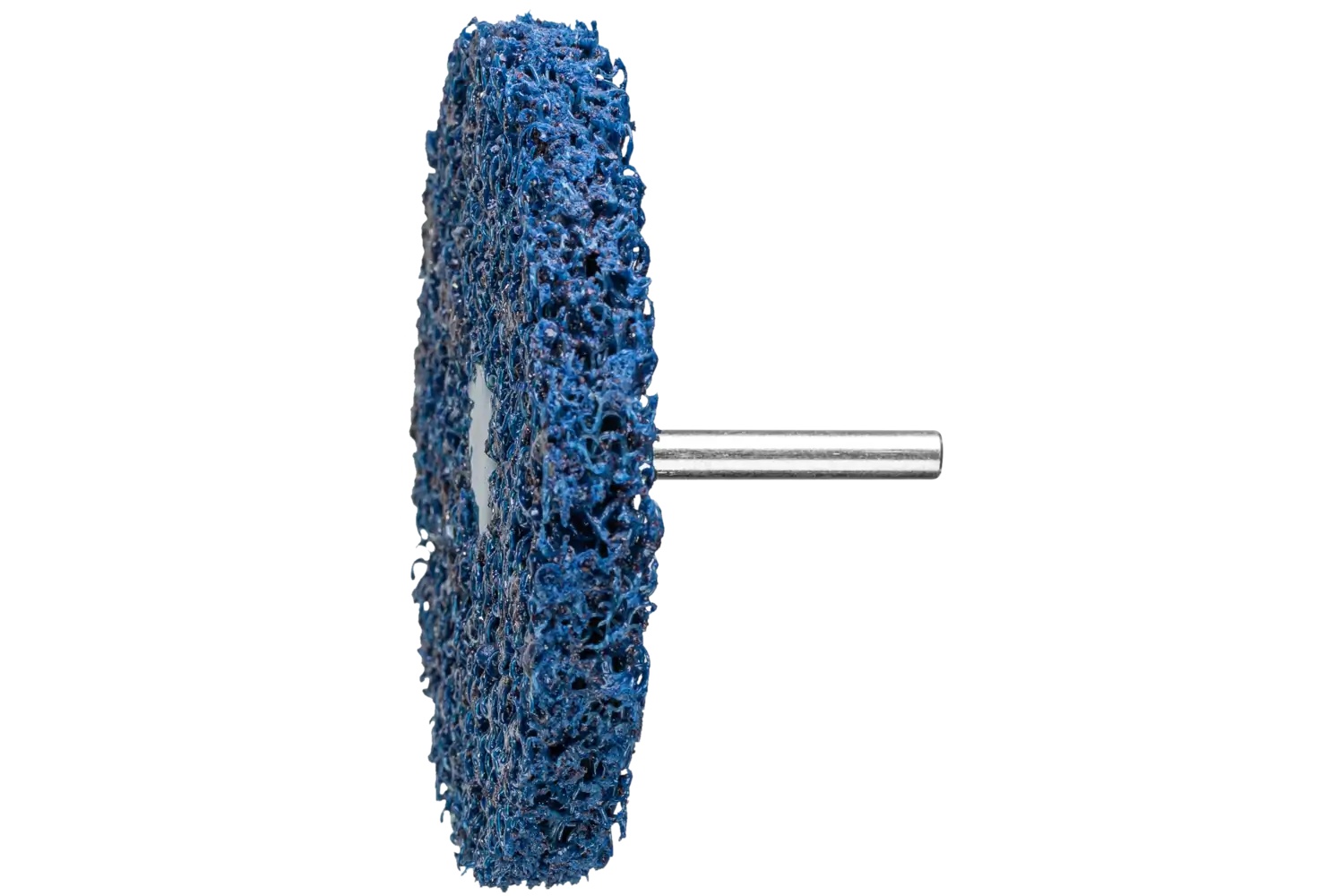 Picture of Pferd Policlean® Plus Mounted Wheel, 4" X 1/2, 1/4" Shank, Aluminum Oxide